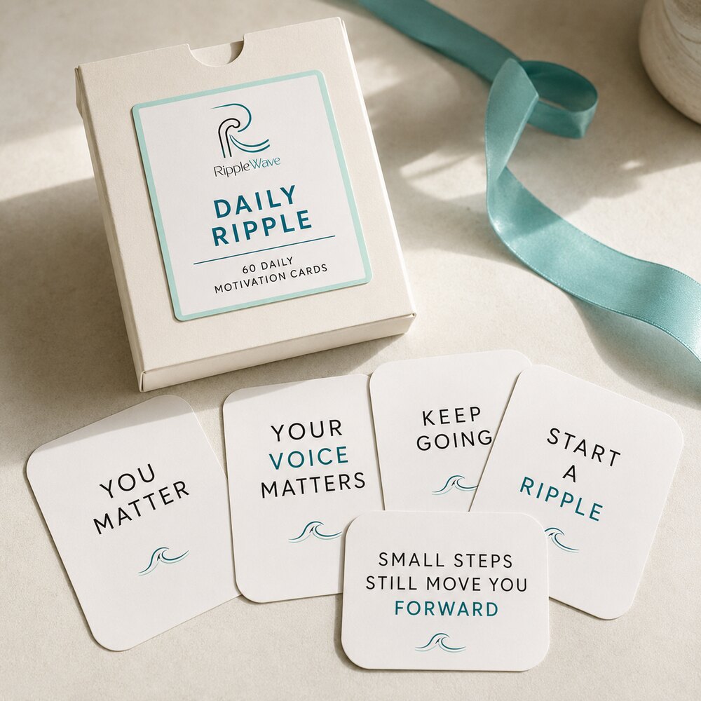Daily Ripple Cards — 60 daily motivation cards